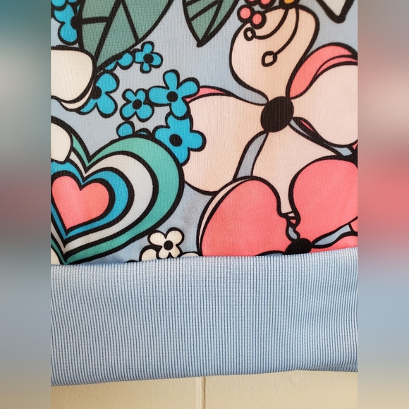 ADIDAS - Girls Size L/14 Floral Tricot Bomber Jacket - NWOT - Picture 7 of 8